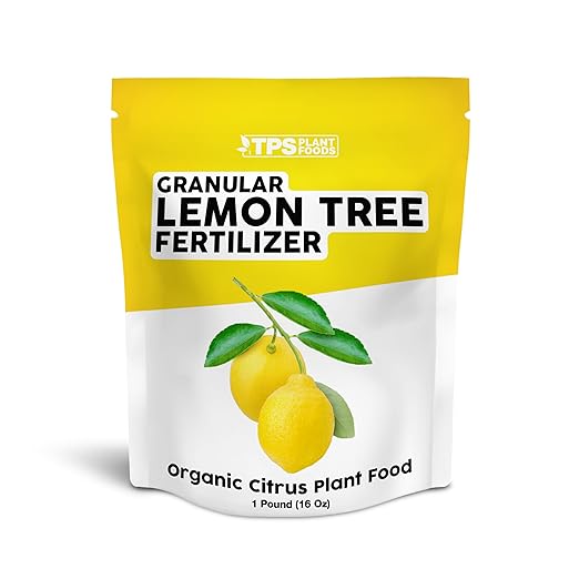 Granular Lemon Tree Fertilizer – Organic Slow Release Plant Food for Faster Growth, Stronger Roots & Higher Fruit Yield, 16 oz