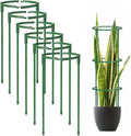 12Pcs Plant Support Plant Stake Half Round Plant Support Ring Garden Flower Support Plant Support Stakes for Tomato, Hydrangea, Indoor Plants (12PACK 14.5CMX25CM)