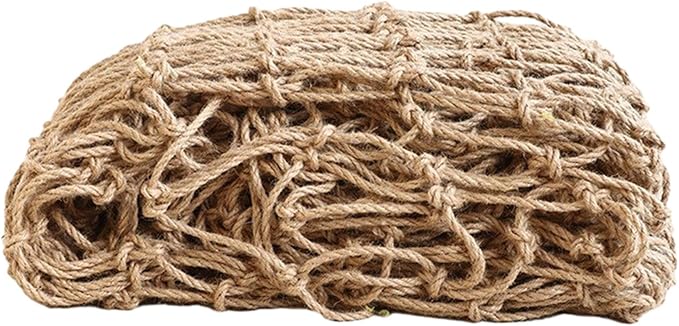 Plant Support Netting Jute Twine Trellis Outdoor Grow Party Indoor/Outdoor Ceiling Decor 3mm Mesh for Climb Plant Vegetables Vine Veggie, 1Mx5M