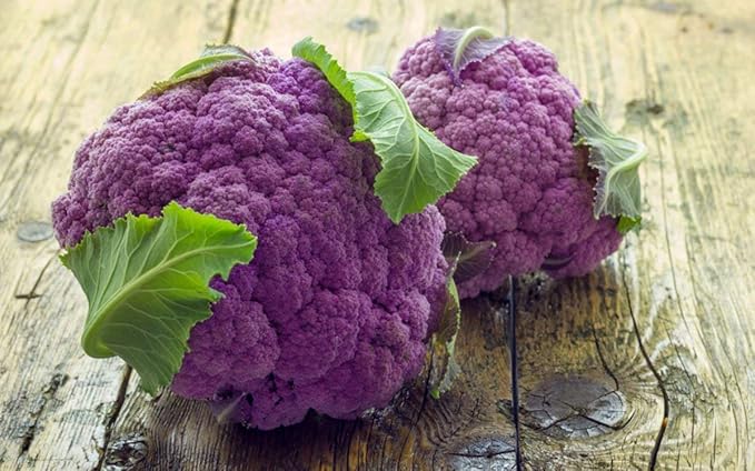 Seeds Vegetable Cauliflower Purple Cabbage - 100 Seeds