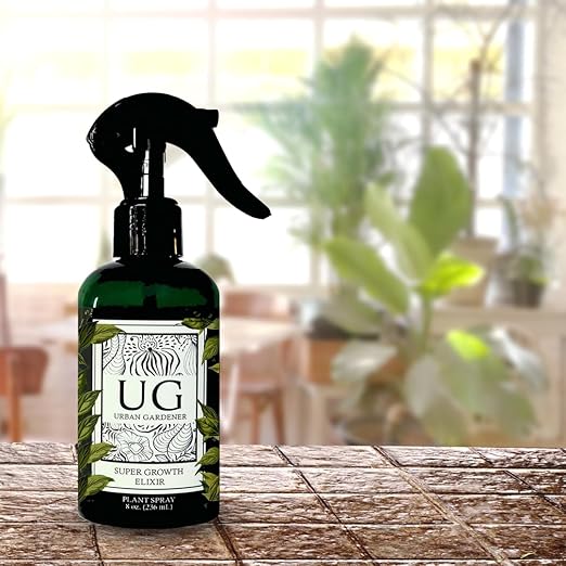 Organic Leaf Wellness Spray for Plants - Protect & Nourish Your Plants w/Chitosan, Yucca Extract, Liquid Kelp and Essential Oils - 8 oz House Plant Spray Bottle