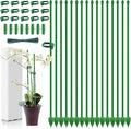 16pcs Plant Stakes for Indoor Plants, 15 inch Garden Orchid Sticks Extended to 3ft 4ft 5ft Plant Suport Stakes with Clips for Indoor Monstera Tomato Orchid Potted Plants Flower