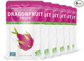 Nature’s Turn Freeze-Dried Dragon Fruit Crisps – Healthy, Gluten-Free, Crispy & Delicious, Plant-Based Snack, Ideal for Cereal, Smoothies, School Lunches, & On-the-Go, Bags of 6 (0.53 oz Each)