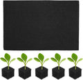 96-Pack Hydroponics Sponges, 0.98 Inch Growing Media Square Sponges for Planting Gardening Tool/Grow Seedlings/Home Vegetable Flower, Soilless Cultivation Seedling [Black]