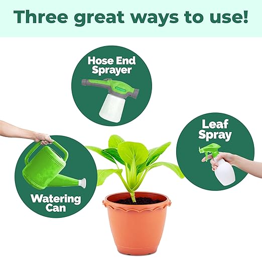 High Nitrogen Fertilizer for Plants – Liquid Plant Food for Rapid Green Growth, Deep Leaf Color & Strong New Foliage, 32 oz