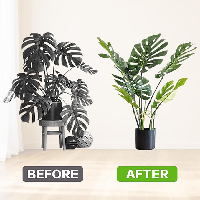 Iron Monstera Plant Support, Plant Stakes and Supports for Indoor Plants, Climbing Plant Stem Stabilizer