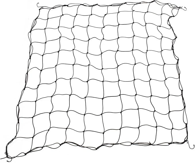 5 x 5Ft Trellis Netting with Hook, Heavy Duty Stretchy Scrog Plant Net Support for Indoor Outdoor Garden Plant Growing Tents