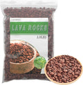 Red Lava Rocks for Plants -100% Pure Volcanic Rock No Dyes or Chemicals-Best Lava Stones Top Dressing for Cacti Succulents Plants,Bonsai
