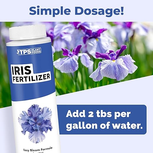 Iris Fertilizer – Liquid Plant Food for More Blooms, Stronger Root Development & Vibrant Flower Color, 8 oz