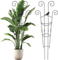 2 Pack Trellis for Climbing Plants Indoor, 30In Monstera Plant Support Structures, Plant Trellis for Potted Plants Stakes, Metal Climbing Support Outdoor for Ivy Pothos Monstera Hoya Flower Vine,Bird