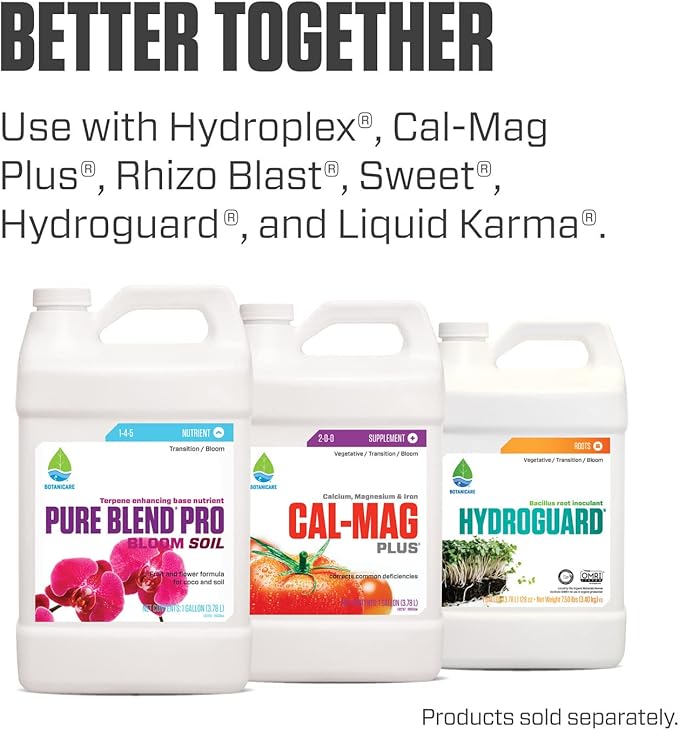 Botanicare Pure Blend Pro Bloom Soil, Nutrient for Fruit and Flowers, 1-4-5, 1 gal.
