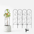 Zhongma 4 Pack 32" Metal Plant Trellis for Potted Plants Climbing,Indoor and Outdoor Fence Plant Support Trellis for Flower and Vagetable