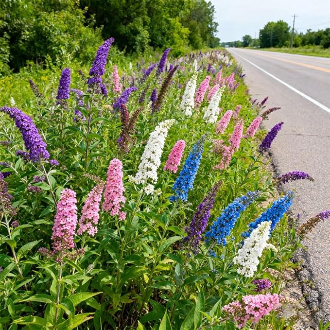 330+ Perennial Mix Butterfly Bush Seeds for Planting-Non-GMO Heirloom Plant Seeds Garden Outdoor