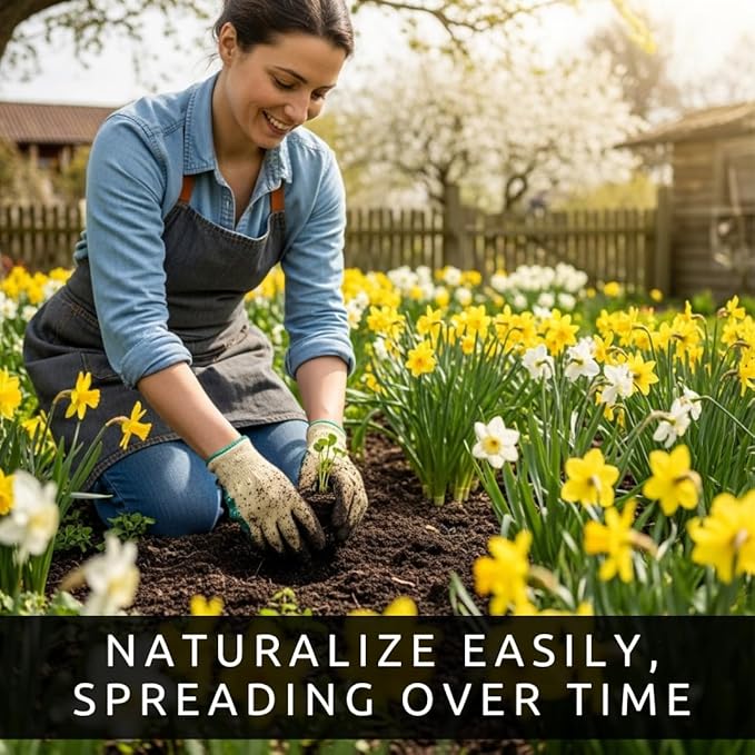 Yellow Dutch Master Daffodil Bulbs for Planting - Fresh Blooming Flowers, Easy to Grow Perennials (10 Bulbs)