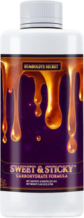 Humboldts Secret Sweet & Sticky Carbohydrate and Saccharide Plant Energy Additive | Indoor and Outdoor Plant Nutrients Enhancer for Growth and Aroma | Boosts Flavor and Development | 8 Ounce