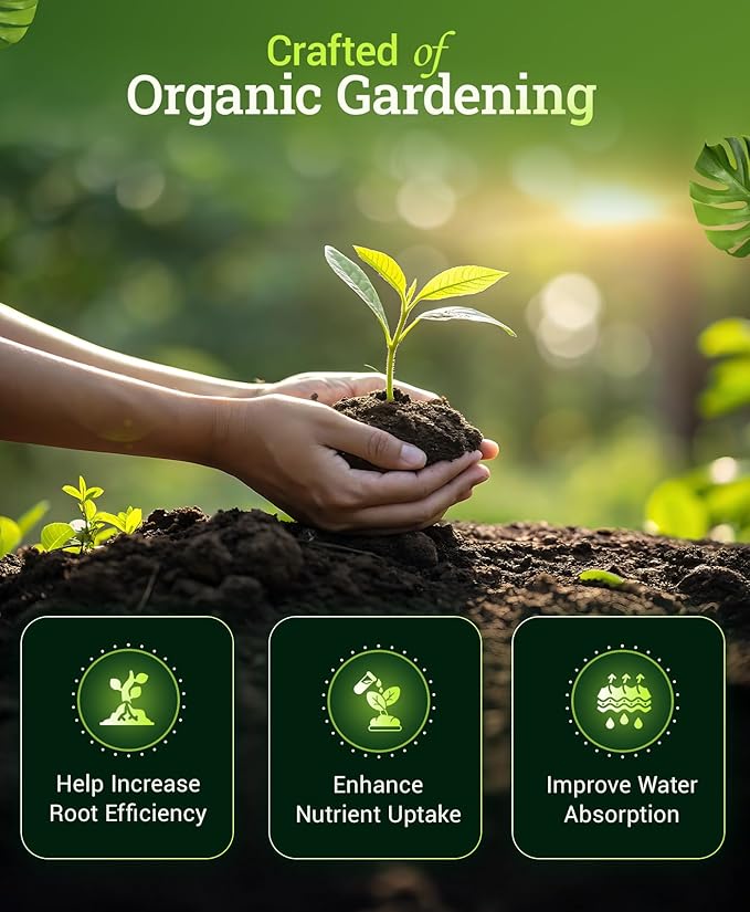Happy Frog Jump Start Fertilizer - 3-4-3 Blend with Calcium & Mycorrhizal Fungi - Supports Early Growth & Root Development - Phosphorus Fertilizer for Transplanted Seedlings & Re-Potted Plants - 4 lb