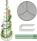 2 Sets Garden Trellis for Climbing Plants, Metal Garden Trellis Plant Trellis Support for Potted Plants Vegetables Flowers Climbing