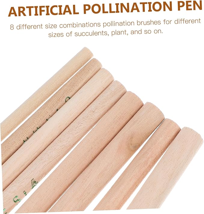 YARNOW Pollination Brush for Plants Hand Pollination Tool for Fruit Tree and Vegetable Garden Bee Pollinator Pen for Efficient Pollinating 7.87 Inch Length