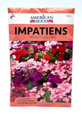 Seeds, Impatients, Mixed Colors, Flower Seeds