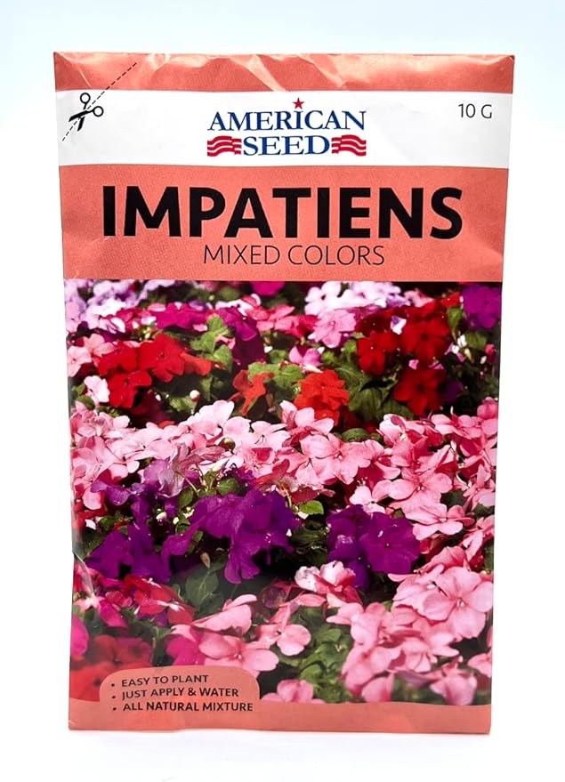 Seeds, Impatients, Mixed Colors, Flower Seeds