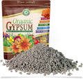 Gypsum Granules - Made in USA - Calcium Sulfate Dihydrate - Garden Soil Amendment Fertilizer for Lawns, Plants, Calcium & Sulfur Additive. Cures Blossom End Rot in Tomatoes & Peppers. OMRI Listed