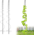 Outdoor Metal Trellis for Climbing Plants, Heavy Duty Rustproof Garden Trellis 60inch, Sturdy Plant Support for Roses, Ivy, Tomatoes, Cucumbers, Flowers 2pcs Black