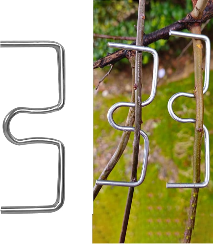 15 Pcs Fruit Tree Branch Puller Tying Machine Farm Tools New Plum Tree Open Angle Pull Branch Stereotyped Branch Bending Tool Fruit Branch M-3.94(inch)