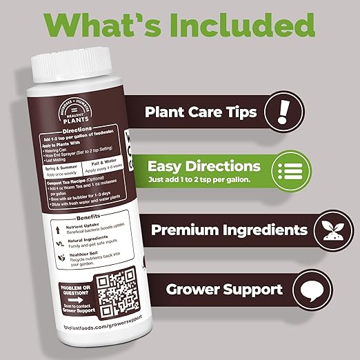 Worm Casting Tea Concentrate – Liquid Microbial Supplement for Living Soil, Stronger Roots & Healthier Plants, 32 oz