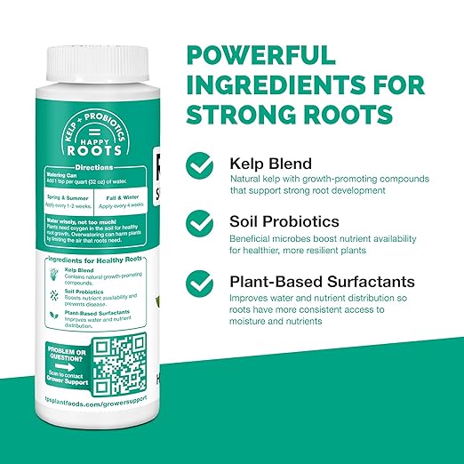 Root Stimulator for Houseplants – Liquid Root Supplement with Kelp & Probiotics for Stronger Roots & Better Nutrient Uptake, 8 oz