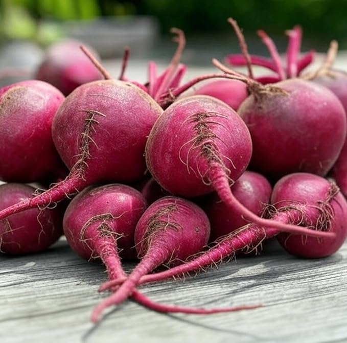 Ruby Queen Beet Seeds for Planting – Plant & Grow Heirloom Red Beets in Home Outdoor Vegetable Garden, Beta vulgaris – 1 Packet Approx 50 Seeds