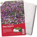 BloomingBulb Seed Mat - Easy to Plant and Grow Garden Seeds - Creates Fragrant, Vibrant Flower Garden (Mixed Verbena Groundcover)
