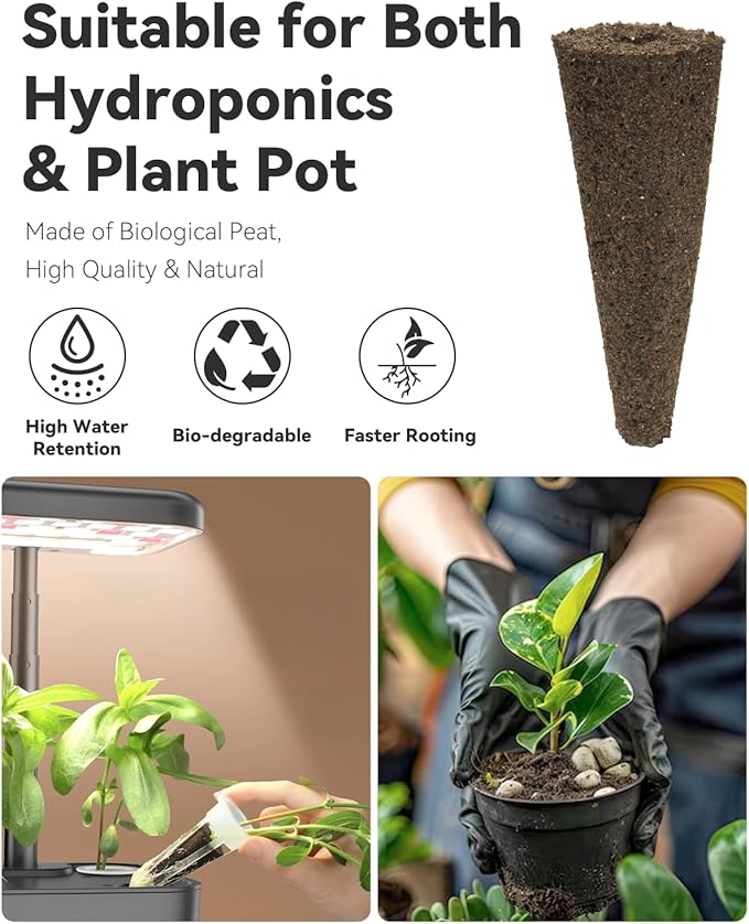 Salad Green Seed Pod Kits for AeroGarden Ahopegarden, iDOO Hydroponics Growing System Indoor Herb Garden, 400+ Seeds, Including American Fast Lettuce, Red Romaine Lettuce(8-Pods)