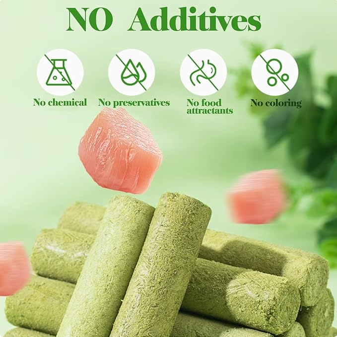 Petllgood 30g Cat Grass Sticks, Freeze Dried Cats Grass Teething Stick, Edible Cat Chew Toy for Teeth Cleaning Dental Health and Hairball Removal
