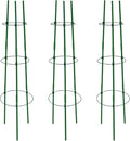 Gardzen 3-Pack Tomato Cage, Plants Support, Trellis Climbing Ring Cage, Stand for Pepper Eggplant Tomato Flowers