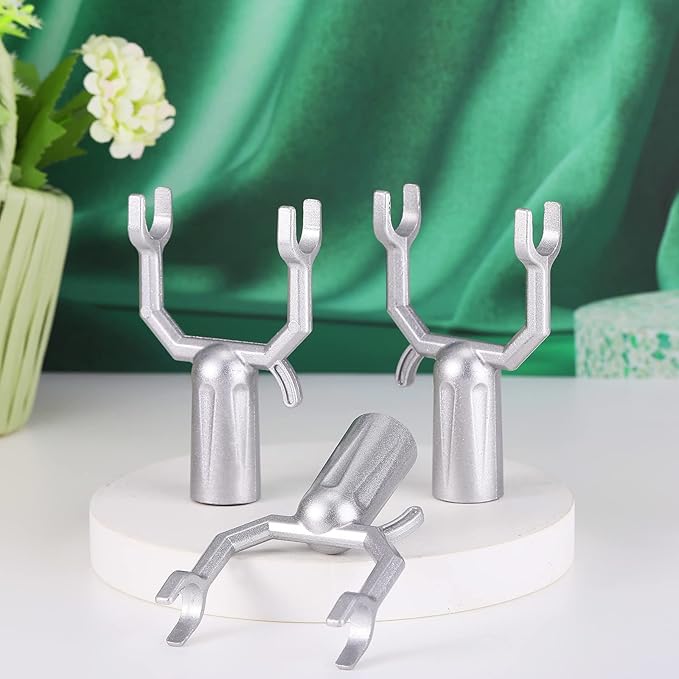 Zhengmy 12 Pcs Tree Branch Support Metal Tree Crutch Support Device Trees Straightening Kit Propping up Branch Spreaders Fruits Trees Garden Stakes Broom Pole Anchor 0.75 Inch Round Pipe Garden Yard