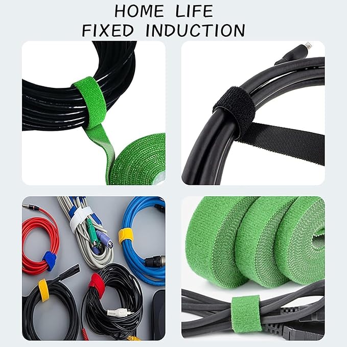 2Pcs Green Plant Tape Garden Tapes, 10ft Plant Ties Tape Garden Ties for Climbing Plants Adjustable for Plants Outside Plant Supports,Plant Support Structures