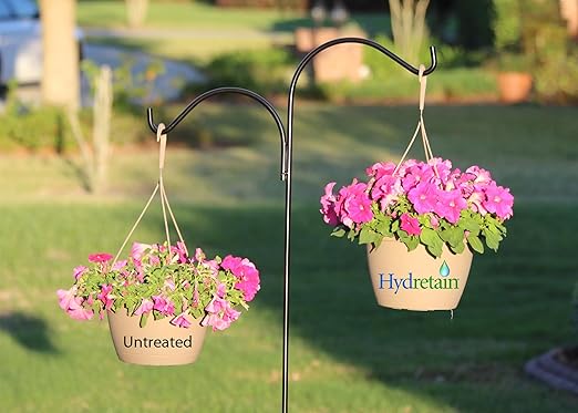 Hydretain Root Zone Moisture Manager - Drought Protection and Moisture Control for Lawns, Gardens, Containers - Reduces Watering, Delays Wilt - Covers up to 1,000 Sq Ft (3 lbs, Granule)