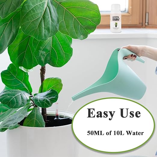 Premium 35oz Fiddle Leaf Fig Plant Food Liquid Fertilizer - Organic Microbial Probiotic Nutrient Solution for Indoor & Outdoor Plants & Root Growth