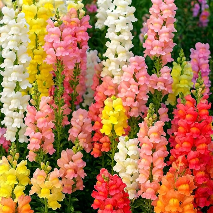 2000 Snapdragon Flower Seeds for Planting Multicolor Flowers Seeds Easy to Grow Outdoor Home Garden Flower Seeds Gardening Supplies