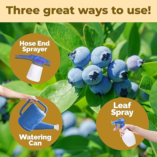 Ferrous Sulfate for Plants – Liquid Iron Supplement for Greener Leaves, Improved Chlorophyll Production & Reduced Yellowing, 1 Gallon
