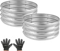 Galvanized Garden Bed Kit for Vegetables/Herbs/Flowers, Raised Planter Box, Outdoor, 2 Pack 2x2x1 Ft