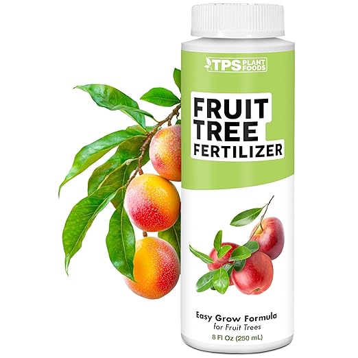 Fruit Tree Fertilizer for All Fruit Trees Peach, Apple, and Pear, Liquid Plant Food 8 oz (250mL)