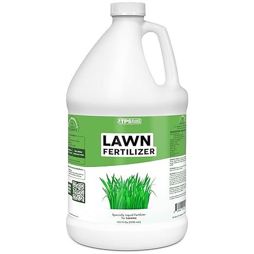 Lawn Fertilizer – Liquid Fertilizer for Greener Grass, Thicker Turf & Stronger Root Development, 1 Gallon