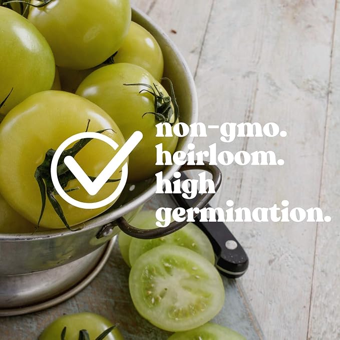 Aunt Ruby's Green German Tomato Garden Seeds - 4 Oz ~30,000 Seeds - Non-GMO, Heirloom, Annual Gardening Seed - Solanum lycopersicum