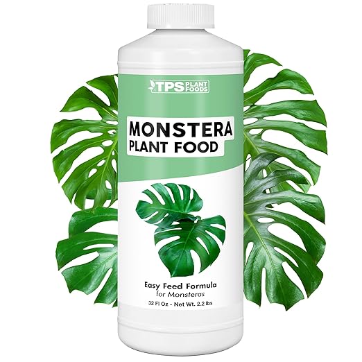 Monstera Plant Food – Liquid Fertilizer for Bigger Split Leaves, Lush Growth & Strong Roots, 32 oz