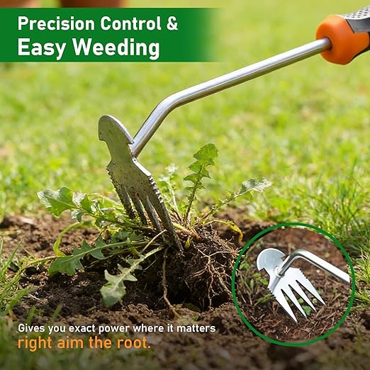 Weed Remover Tool,Portable Garden Weeder Tool,Weeding Tools,for Garden Hand Tools for Vegetable Gardening Backyard Farm Planting & Uprooting Weeding Tool