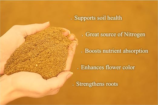 Fish Meal Fertilizer 16 Pounds for Vegetable Gardens, Flower Beds, Outdoor Plants, Trees & Shrubs - Ideal Nutrient-Rich Blend for Healthy Growth & Vibrant Blooms - Lancaster Agriculture Products