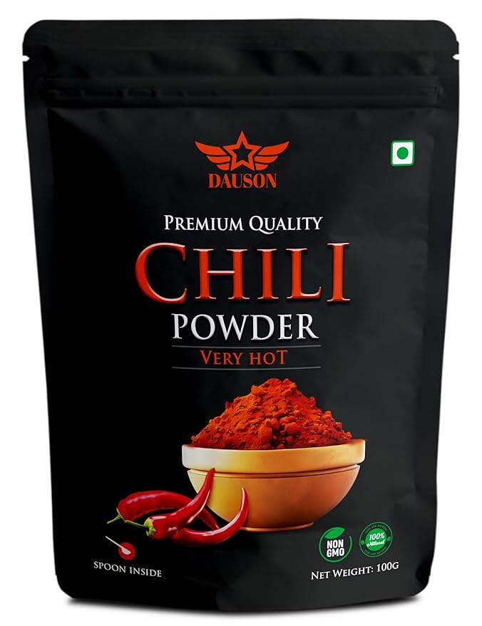 Hot Chili Powder – 100% Pure & Natural | Finely Ground Chili | No Additives or Fillers | Aromatic, Earthy Flavor for Cooking | 25g Sample Available | Kitchen Essential for Global Cuisine