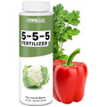 5-5-5 Fertilizer for Plants, Great for Vegetables, Flowers, and Shrubs, Liquid Plant Fertilizer by TPS Plant Foods, 8oz (250ml)