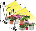 bseah Grow Light Plant Light Indoor Plants, Full Spectrum Clip Plant Growing Lamp, 10-Level Dimmable, Auto ON & Off Timer (2 Pack)